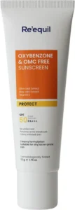 RE EQUIL Oxybenzone and OMC Free Sunscreen For Oily Sensitive Acne Prone Skin