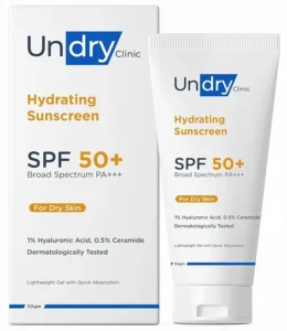 Undry Hydrating Sunscreen for Dry Skin (50gm) for dry skin